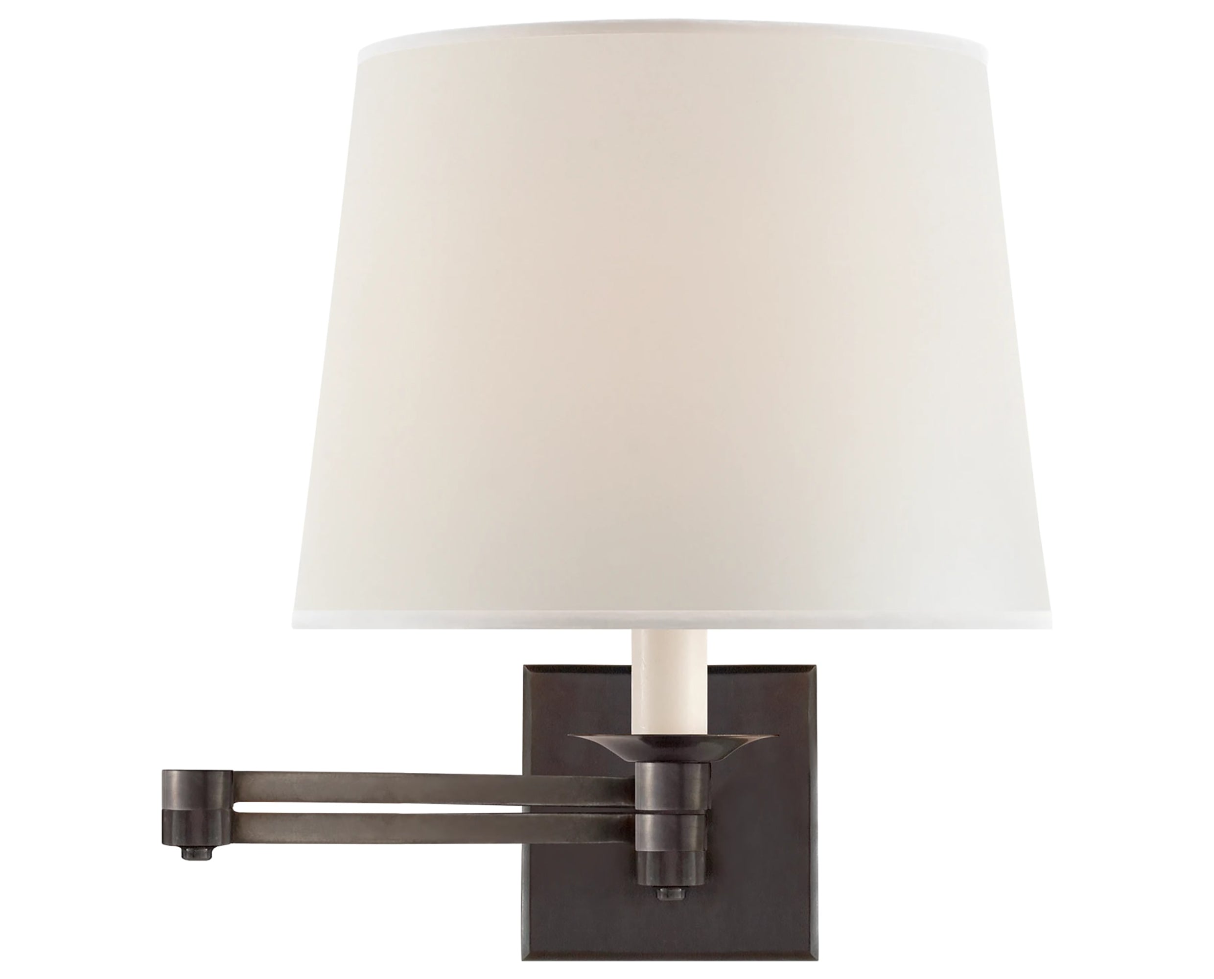 Bronze &amp; Percale Nordy | Evans Swing Arm Sconce | Valley Ridge Furniture