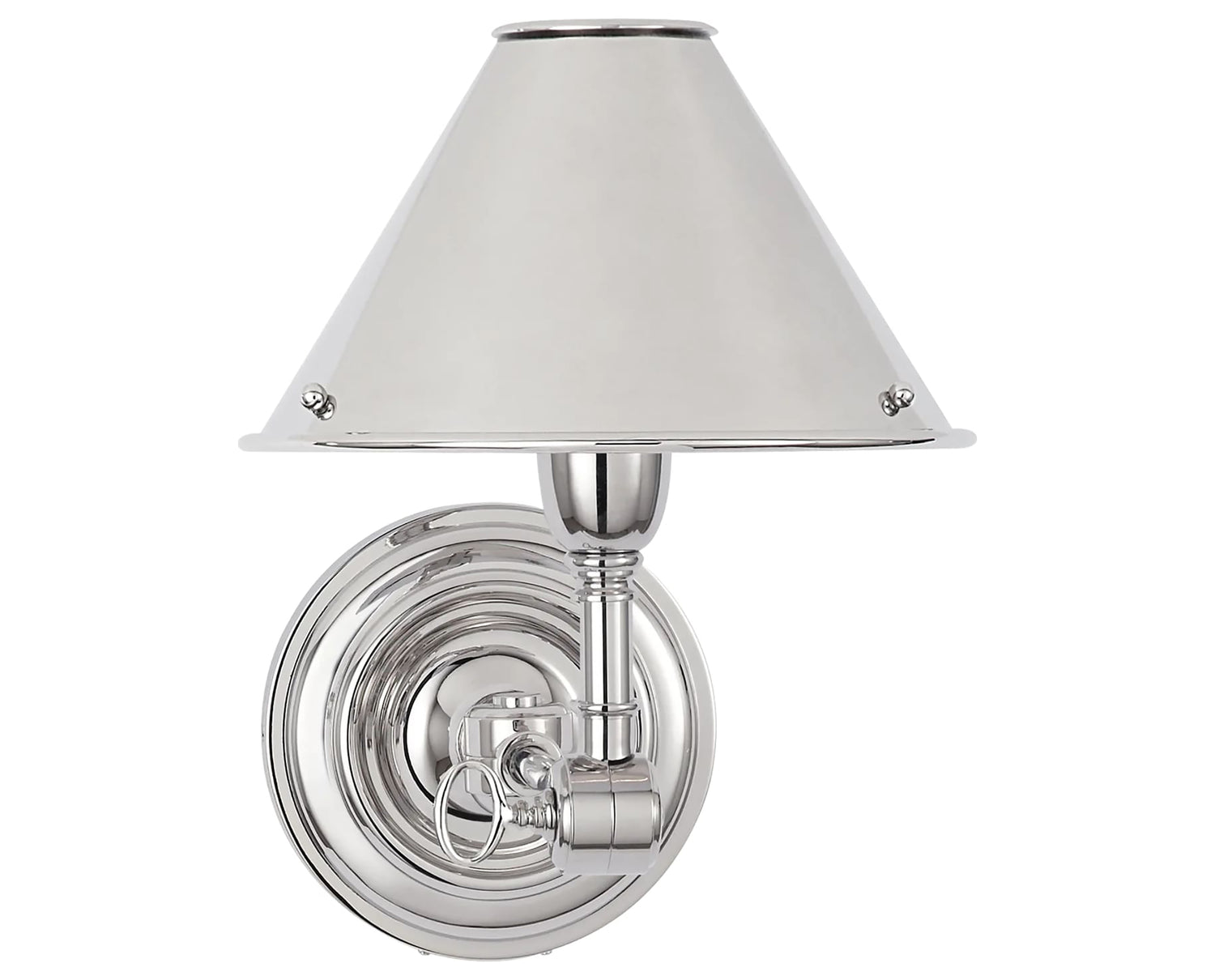 Polished Nickel | Anette Single Sconce | Valley Ridge Furniture