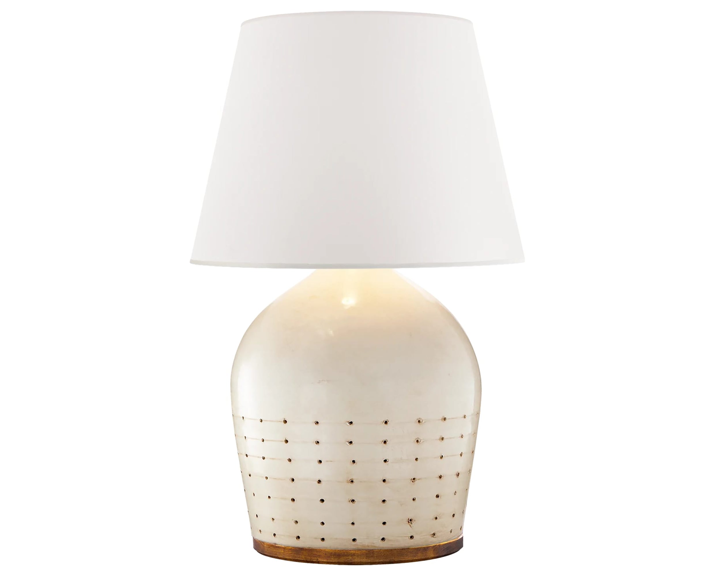 Coconut &amp; White Paper | Halifax Small Table Lamp | Valley Ridge Furniture
