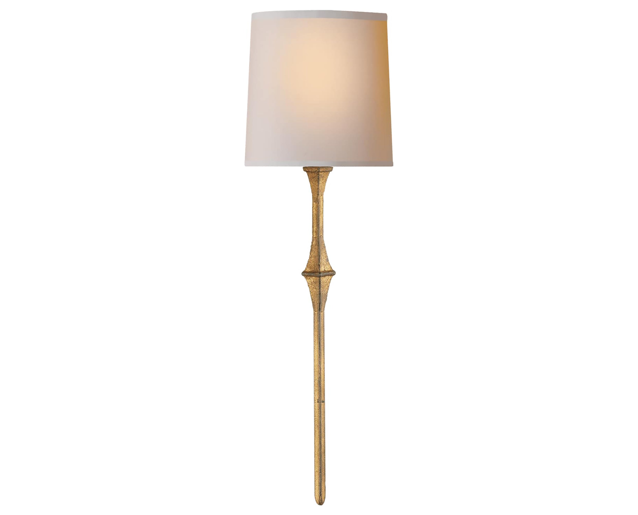 Gilded Iron &amp; Natural Paper | Dauphine Sconce | Valley Ridge Furniture