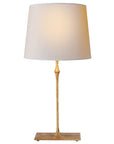 Gilded Iron & Natural Paper | Dauphine Bedside Lamp | Valley Ridge Furniture