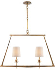 Gilded Iron & Natural Paper | Etoile Linear Chandelier | Valley Ridge Furniture