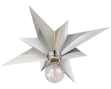 Polished Nickel | Star Flush Mount | Valley Ridge Furniture