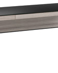 Strata Laminate & Black Satin-Etched Glass with Black Steel | BDI Sigma Desk | Valley Ridge Furniture