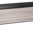 Strata Laminate & Black Satin-Etched Glass with Black Steel | BDI Sigma Desk | Valley Ridge Furniture