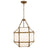 Gilded Iron and White Glass | Morris Small Lantern | Valley Ridge Furniture