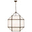 Antique Zinc and White Glass | Morris Large Lantern | Valley Ridge Furniture