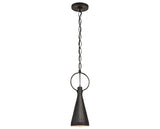 Natural Rusted Iron and Aged Iron | Limoges Small Pendant | Valley Ridge Furniture