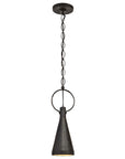 Natural Rusted Iron and Aged Iron | Limoges Small Pendant | Valley Ridge Furniture