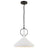 Natural Rusted Iron and Plaster White | Limoges Large Pendant | Valley Ridge Furniture