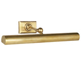 Hand-Rubbed Antique Brass | 18" Cabinet Maker's Picture Light | Valley Ridge Furniture