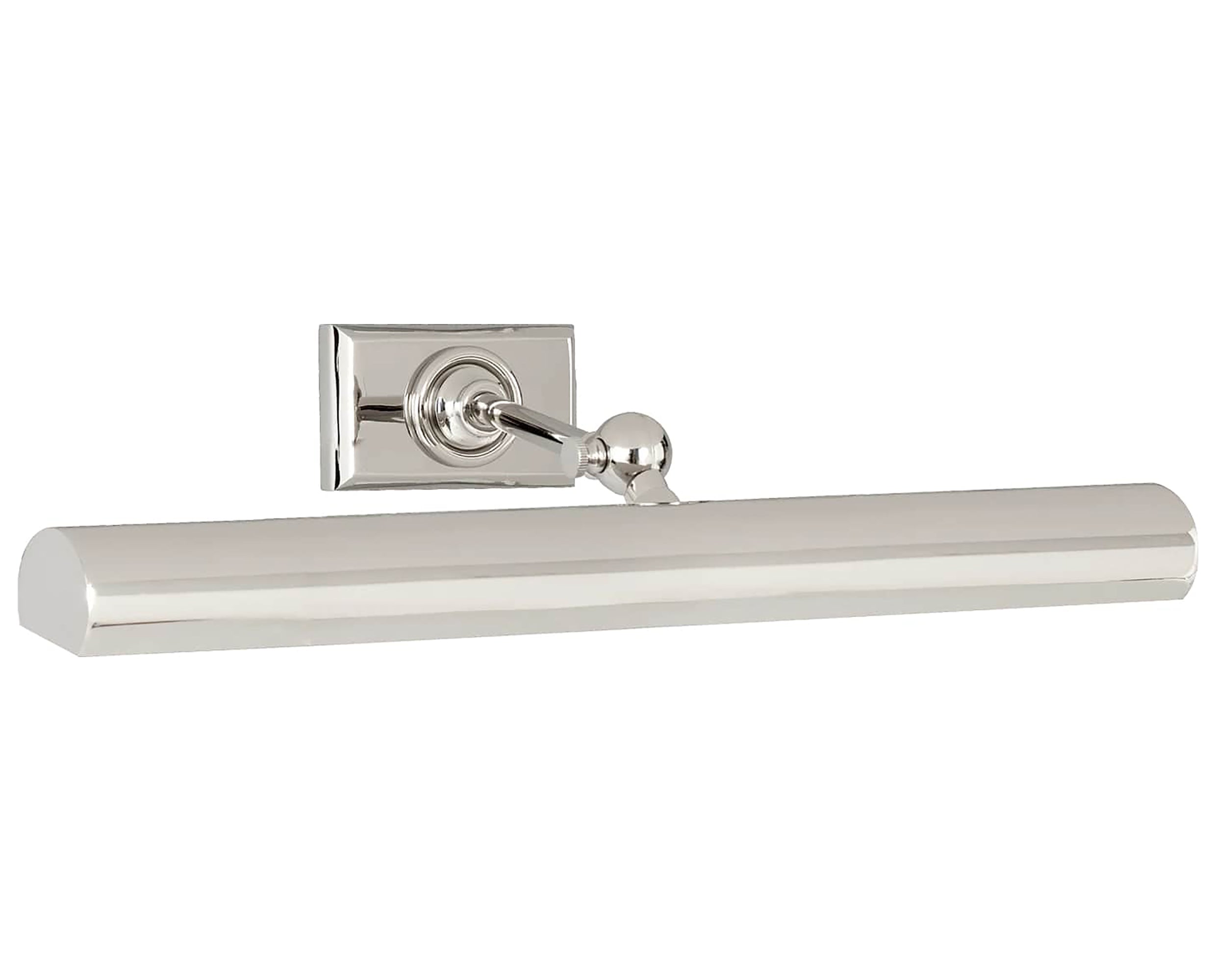 Polished Nickel | 18" Cabinet Maker's Picture Light | Valley Ridge Furniture