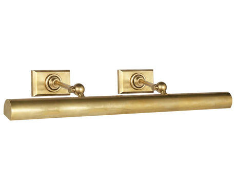 Hand-Rubbed Antique Brass | 24" Cabinet Maker's Picture Light | Valley Ridge Furniture