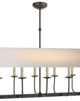 Bronze and 2 - 36.5in x 37in x 6.5in Paper Rectangle | Linear Branched Chandelier | Valley Ridge Furniture