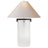 Crystal and Aged Iron & Natural Paper | Brooks Table Lamp | Valley Ridge Furniture