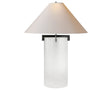 Crystal and Aged Iron & Natural Paper | Brooks Table Lamp | Valley Ridge Furniture