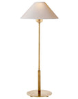 Hand-Rubbed Antique Brass & Natural Paper | Hackney Table Lamp | Valley Ridge Furniture