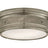 Antique Nickel & White Glass | Siena Large Flush Mount | Valley Ridge Furniture