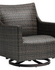 Swivel Gliding Club Chair | Ratana Biltmore Collection | Valley Ridge Furniture