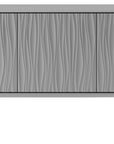 Fog Grey Wood & Polished Chrome | BDI Tanami Triple Wide Credenza | Valley Ridge Furniture
