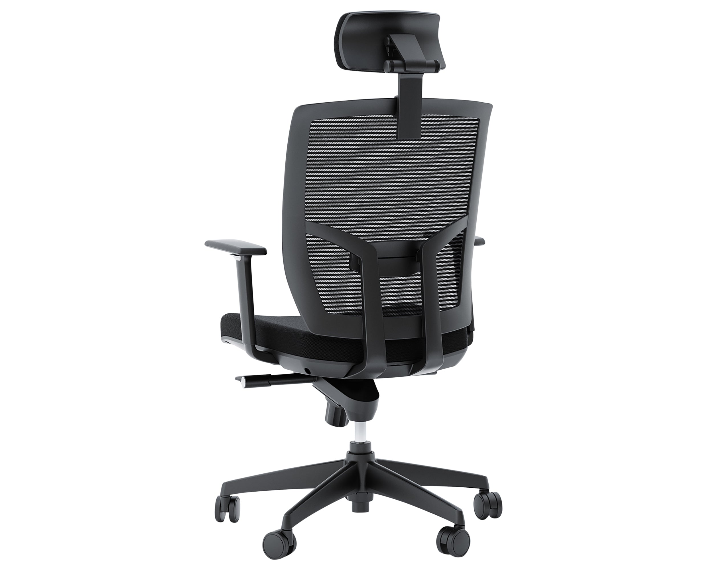 Black Fabric &amp; Black Aluminum | BDI Task Fabric Chair | Valley Ridge Furniture