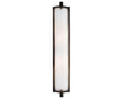 Bronze & White Glass | Calliope Tall Bath Light | Valley Ridge Furniture