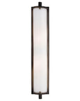 Bronze & White Glass | Calliope Tall Bath Light | Valley Ridge Furniture