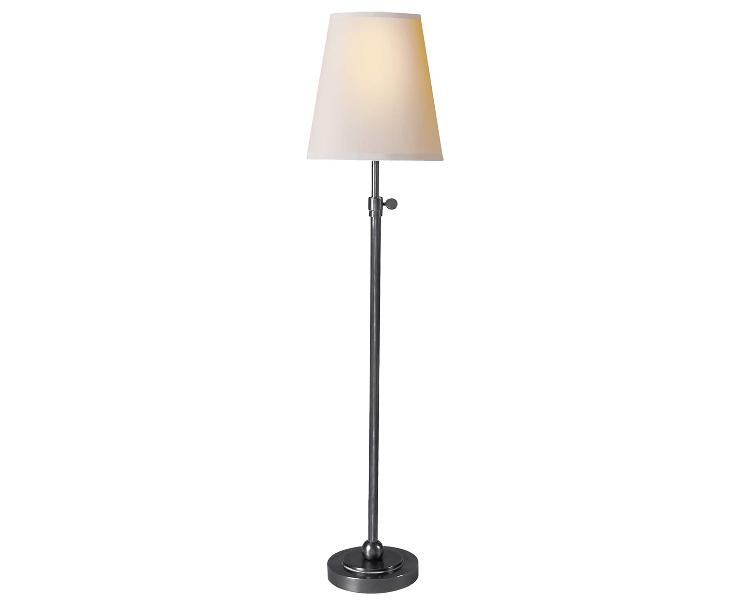 Antique Silver and Natural Paper | Bryant Table Lamp | Valley Ridge Furniture