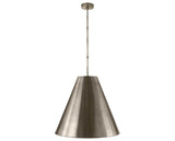 Antique Nickel and Antique Nickel | Goodman Large Hanging Lamp | Valley Ridge Furniture