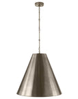 Antique Nickel and Antique Nickel | Goodman Large Hanging Lamp | Valley Ridge Furniture