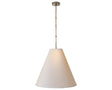Antique Nickel and Natural Paper | Goodman Large Hanging Lamp | Valley Ridge Furniture