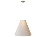 Antique Nickel and Natural Paper | Goodman Large Hanging Lamp | Valley Ridge Furniture