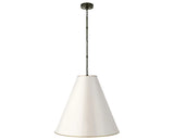Bronze and Antique White | Goodman Large Hanging Lamp | Valley Ridge Furniture