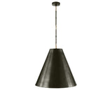 Bronze and Antique Brass with Bronze | Goodman Large Hanging Lamp | Valley Ridge Furniture