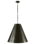 Bronze and Antique Brass with Bronze | Goodman Large Hanging Lamp | Valley Ridge Furniture