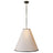 Bronze and Antique Brass and Natural Paper with Black Trim | Goodman Large Hanging Lamp | Valley Ridge Furniture