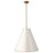 Hand-Rubbed Antique Brass and Antique White | Goodman Large Hanging Lamp | Valley Ridge Furniture