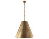 Hand-Rubbed Antique Brass and Hand-Rubbed Antique Brass | Goodman Large Hanging Lamp | Valley Ridge Furniture