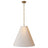 Hand-Rubbed Antique Brass and Natural Paper | Goodman Large Hanging Lamp | Valley Ridge Furniture