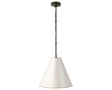 Bronze and Antique White | Goodman Small Hanging Light | Valley Ridge Furniture