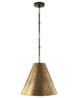 Bronze and Antique Brass with Antique Brass | Goodman Small Hanging Light | Valley Ridge Furniture