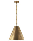 Hand-Rubbed Antique Brass and Hand-Rubbed Antique Brass | Goodman Small Hanging Light | Valley Ridge Furniture