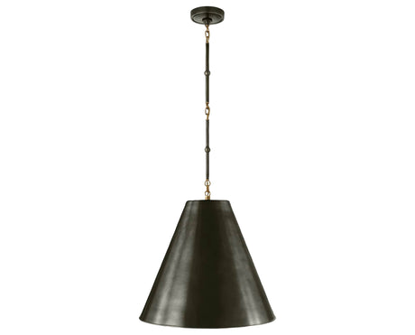 Bronze and Antique Brass with Bronze | Goodman Medium Hanging Light | Valley Ridge Furniture