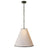 Bronze and Natural Paper with Black Trim | Goodman Medium Hanging Light | Valley Ridge Furniture