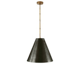 Hand-Rubbed Antique Brass and Bronze | Goodman Medium Hanging Light | Valley Ridge Furniture
