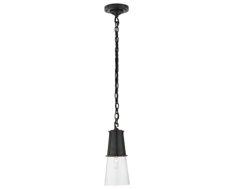 Bronze and Clear Glass | Robinson Small Pendant | Valley Ridge Furniture