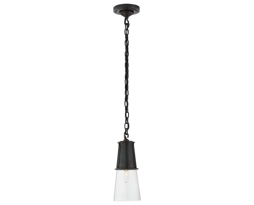 Bronze and Clear Glass | Robinson Small Pendant | Valley Ridge Furniture