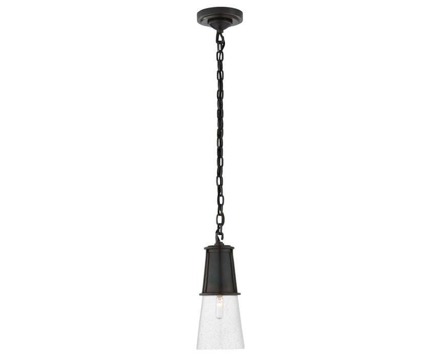 Bronze and Seeded Glass | Robinson Small Pendant | Valley Ridge Furniture