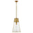 Hand-Rubbed Antique Brass and Seeded Glass | Robinson Large Pendant | Valley Ridge Furniture