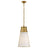 Hand-Rubbed Antique Brass and White Glass | Robinson Large Pendant | Valley Ridge Furniture